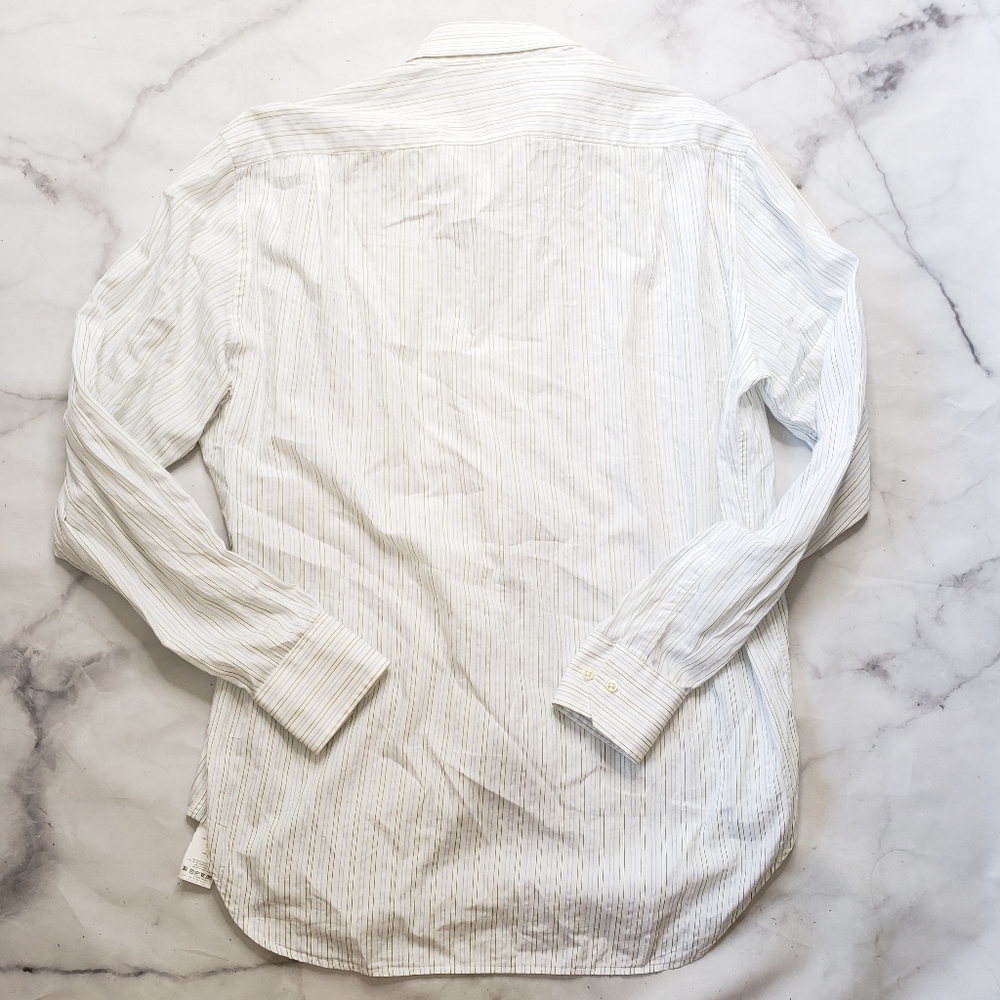 Massimo Dutti striped dress button up shirt - Picture 3 of 5